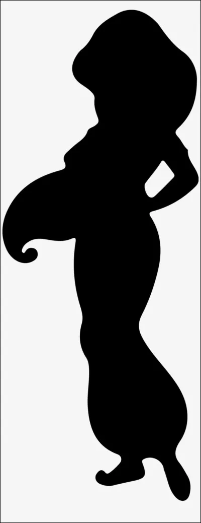 Et voici l'ombre de la princesse...