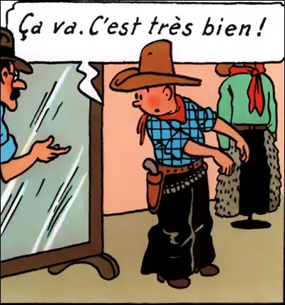 Sur quelle couverture ne voit-on pas la ceinture de Tintin ?