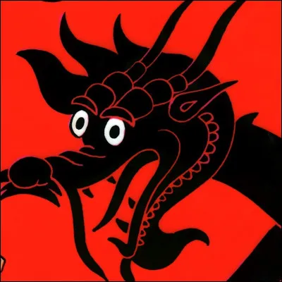 La première couverture moderne du « Lotus bleu » (dragon noir sur fond rouge ; celle que nous connaissons tous) datée de 1942 comportait une erreur reproduite jusqu'à l'édition de 1983 où elle fut discrètement corrigée. De quoi s'agissait-il ?