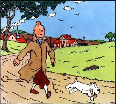 En plus du « Sceptre d'Ottokar », sur quelle autre couverture Tintin porte-t-il son célèbre trench-coat beige ?