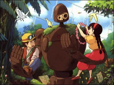 Dans quel film d'animation japonaise peut-on voir ce robot gardien ?