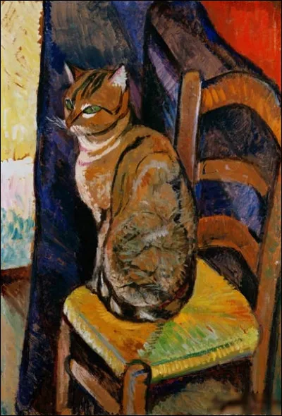 Qui a peint le tableau "Etude de chat" ?