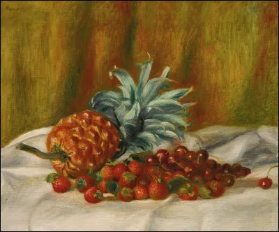 "Nature morte aux fraises et à l'ananas" est l'uvre de quel peintre ?