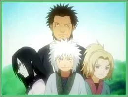 Qui est la personne devant les 3 ninjas lgendaires ?