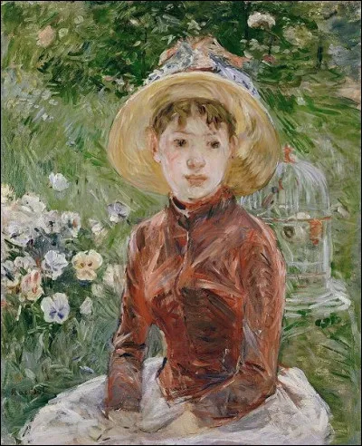 L'artiste peintre, auteur de ce tableau "Jeune Fille sur l'Herbe ou Le Corsage Rouge, se prénomme ...