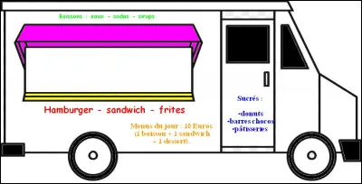 Quelle est la composition du menu du jour dans notre food truck ?