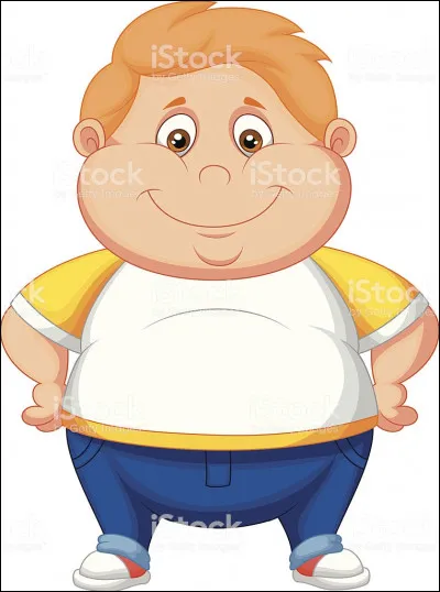 Comme Monica, Nelson était gros quand il était petit.