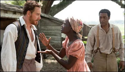 Un film de 2014 qui dure 2 heures 13 minutes.
Quel est ce film dramatique historique de Steve McQueen (II) avec Chiwetel Ejiofor, Michael Fassbender, Benedict Cumberbatch, Sarah Paulson, Brad Pitt, Lupita Nyong'o... ?