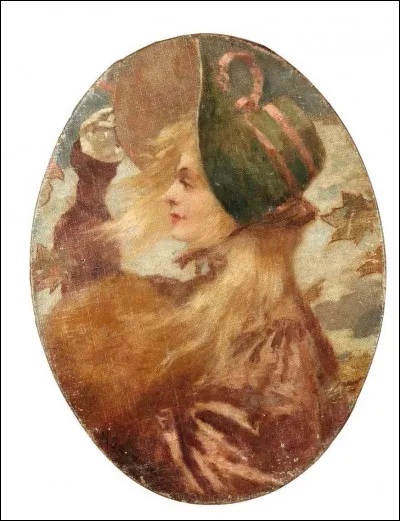 Sa toile se nomme "Le Coup de vent" :