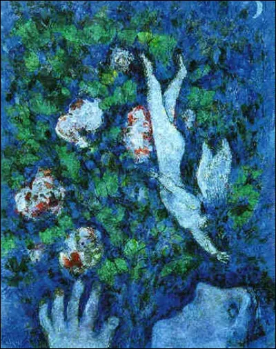 Il a peint "Le Vent dans les fleurs au clair de lune" :