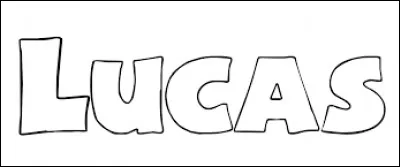 J'ai embrassé Lucas :