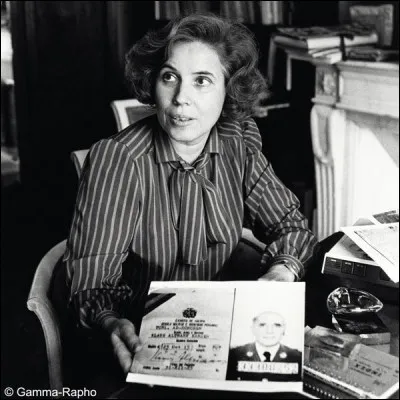 Cette allemande, connue pour son engagement contre les anciens nazis, s'est rendue c&eacute;l&egrave;bre pour avoir gifl&eacute; publiquement, en 1968, le chancelier Kiesinger, qui avait appartenu au parti nazi. Elle se pr&eacute;nomme ...