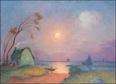 Qui a peint "Lever du soleil en bord de mer" ?