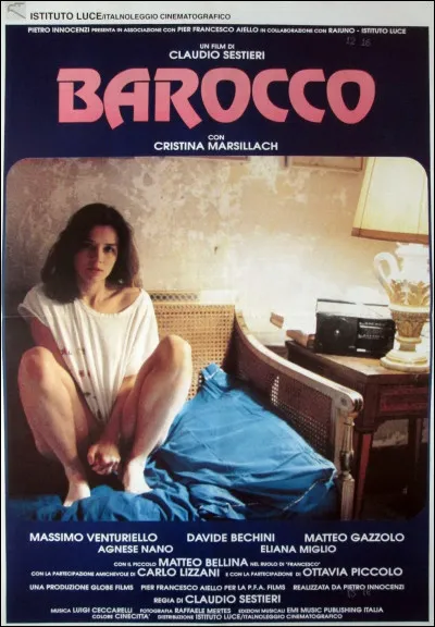 Qui accompagne Isabelle Adjani dans le film d'André Téchiné "Barocco" ?