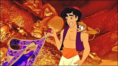 Une fois qu'Aladdin est à l'intérieur de la cave du tigre , il rencontre ...