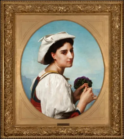 Qui est le peintre de la toile "Bouquet de violettes" ?