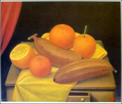 Qui a peint "Oranges et bananes" ?