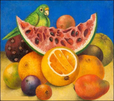 De qui est cette toile représentant des fruits et notamment des oranges ?