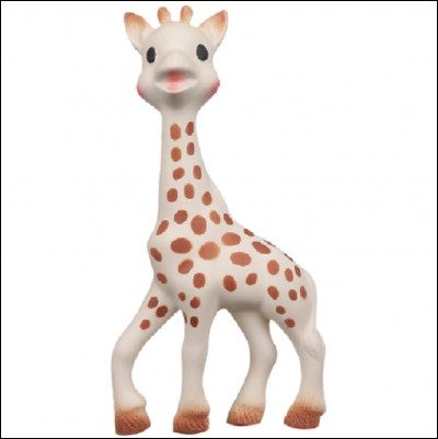 Quel est le nom de cette girafe, jouet pour les nourrissons ?