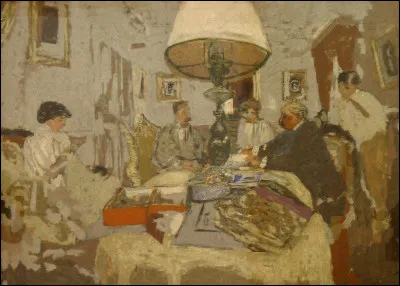 Qui a représenté "Les Amis autour de la table" ?