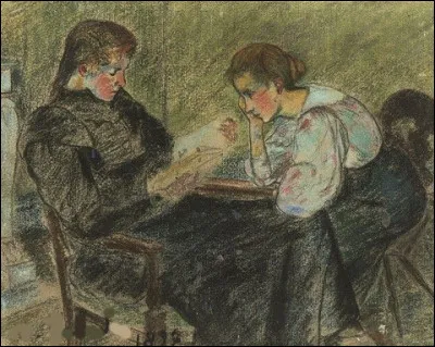 Qui a représenté "Deux femmes à table" ?