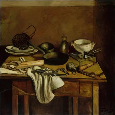 À qui doit-on "La Table de cuisine" ?