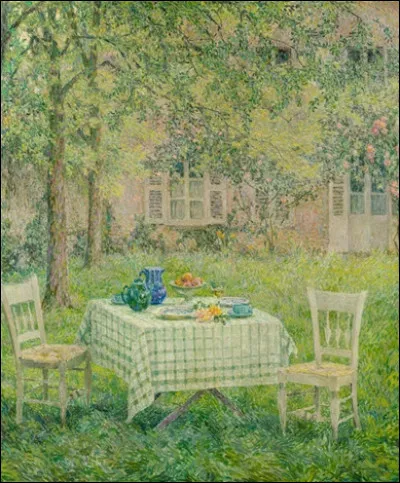 À qui doit-on "La Table dans la verdure" ?
