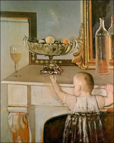 Qui a représenté "L'Enfant à table" ?