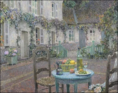 Qui a peint "La Table bleue à Gerberoy" ?