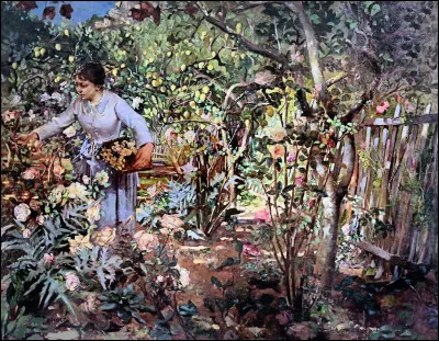 Qui a repr&eacute;sent&eacute; le "Jardin de roses &agrave; Monaco" ?