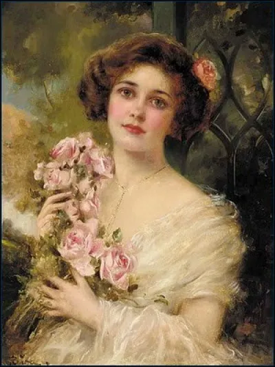 Qui a représenté cette jeune fille aux roses ?