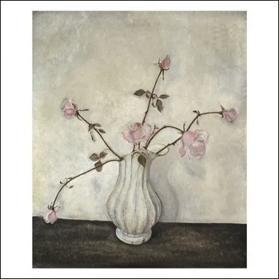 Qui a peint le tableau intitulé "Roses" ?