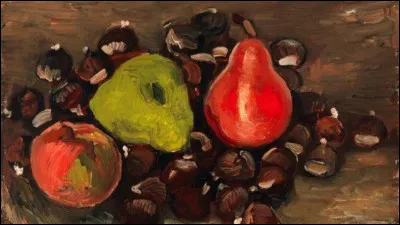 À qui est attribuée la toile "Nature morte avec des fruits et châtaignes" ?