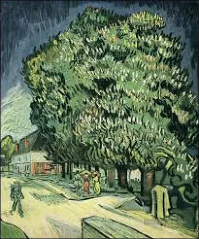 Qui le peintre du "Châtaignier en fleurs" ?