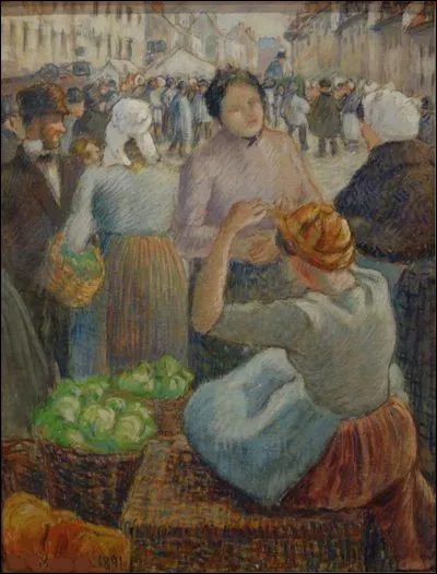 Qui a représenté "Le Marché de Gisors" ?