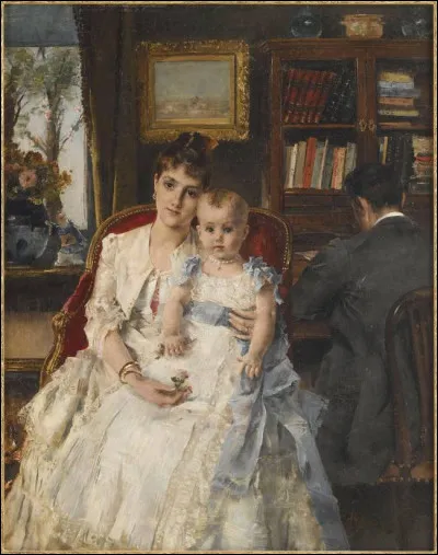 Qui a peint "Scène familiale" ?