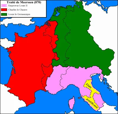 Quand fut signé le traité de Meerssen ?
