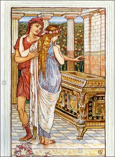 Offerte par Zeus avec une boîte mystérieuse, cette entité épousa le frère du titan Prométhée. Qui sont-ils ?