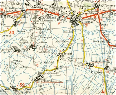 Cet ancien extrait de la carte de Luçon en Vendée est de ?