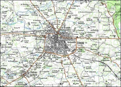 Cet extrait de la carte d'Evron (Mayenne) est de ?