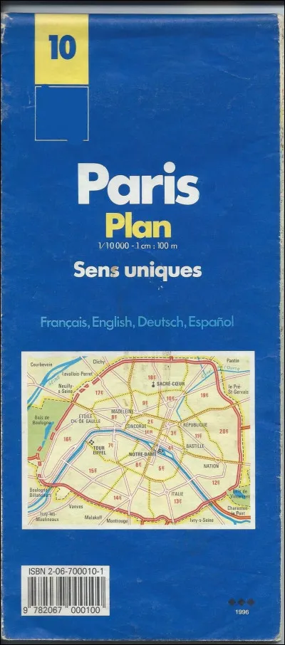 Ce plan de Paris est de ?