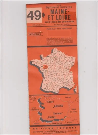 Cette carte départementale du Maine-et-Loire est produite par ?
