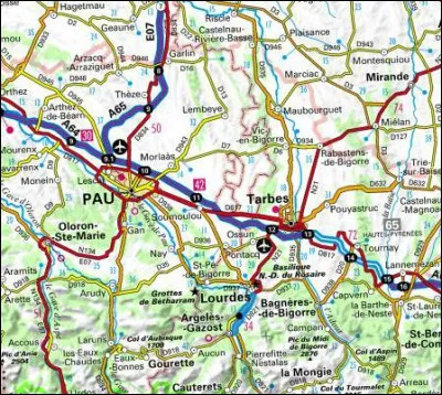 Cet extrait de la carte de France (région des Pyrénées) est produit par ?