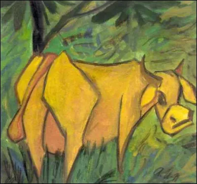 Qui a peint "La Vache jaune" ?