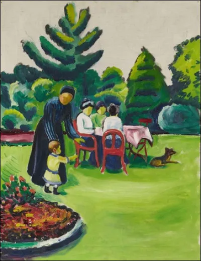 Qui a peint "Repas dans le jardin" ?