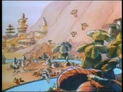 Dans quel dessin animé des années 80 les héros doivent-ils sauver le Shagma, le soleil artificiel de la cité d'Arkadia ?