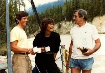 Avec Lino Ventura , Bernard Giraudeau et la sublime Claudia cardinale