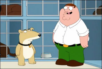 Quel est le nom du chien domestique qui remplace Brian, le temps de sa mort ?