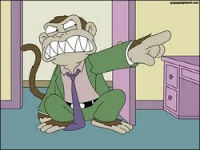 Quel personnage le singe maléfique hante-t-il à l'intérieur d'un placard ?