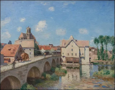Le peintre britannique Alfred Sisley est né et décédé en France.